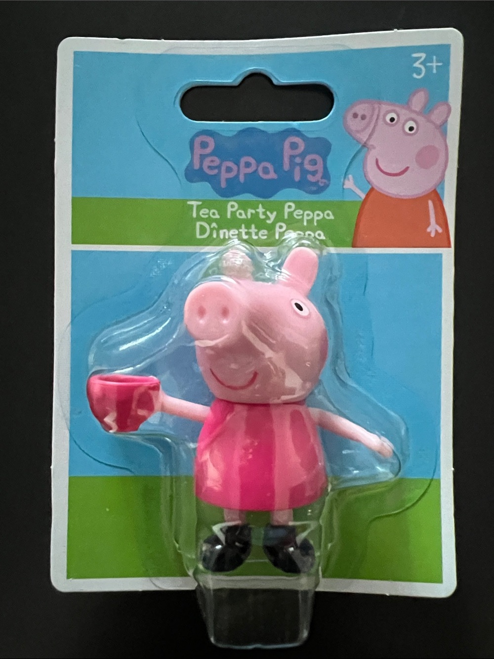Peppa Pig Pink Tea Party Figure with Red Teacup - Hasbro